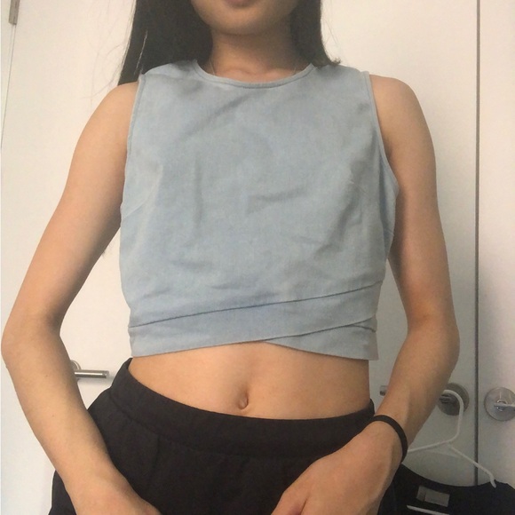 Love Tree denim crop top - Picture 3 of 7